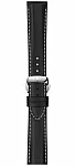 Pasek Skórzany Tissot Czarny 20mm z Zapięciem Motylkowym Gentelman