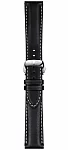 Pasek Skórzany Tissot Czarny 20mm z Zapięciem Motylkowym Gentelman