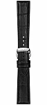 Pasek Skórzany Tissot Czarny 21mm z Zapięciem Motylkowym Gentelman