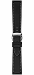 Pasek Skórzany Tissot Czarny 21mm z Zapięciem Motylkowym Gentelman