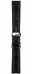 Pasek Skórzany Tissot Czarny 20mm z Zapięciem Motylkowym Tradition