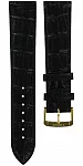 Pasek Skórzany Tissot Czarny 20mm Goldrun