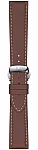 Pasek Skórzany Tissot Brązowy 21mm z Zapięciem Motylkowym Gentleman