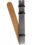 Paski i części Pasek Materiałowy Longines NATO Czarny 19mm Heritage Classic L682158144