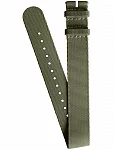 Paski i części Pasek Materiałowy Longines NATO Zielony 19mm Heritage L682154996