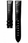 Paski i części Pasek Skórzany Longines Aligator Czarny 16mm Mini Dolcevita L682169723