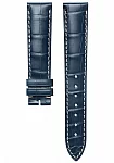 Paski i części Pasek Skórzany Longines Aligator Niebieski XL 18mm Master Collection Lady L682164037