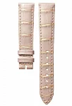 Paski i części Pasek Skórzany Longines Aligator Różowy XL 16mm Mini Dolcevita L682170883