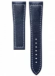 Paski i części Pasek Skórzany Longines Niebieski XS 22mm Spirit Zulu Time 42 L682165927