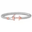 Paul Hewitt Bransoletka Phreps Lite Rozmiar L Rose Gold Nylon Grey PH-PHL-N-R-GR-L