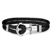 Paul Hewitt Bransoletka Phreps Rozmiar L Silver Nylon Black PH-PH-N-S-B-L