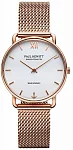 Sailor Line Solar White Dial Rose Gold Mesh