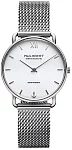 Sailor Line Solar White Dial Silver Mesh