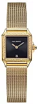 Petite Soleil Tortue Black Dial Gold Mesh