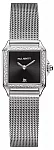 Petite Soleil Tortue Black Dial Silver Mesh