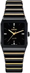 Rado Anatom M Automatic Black Dial Ceramic Bracelet Gold PVD Diamonds R10263702