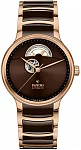 Centrix Gent Automatic Open-Heart L Brown Ceramic Brown Dial