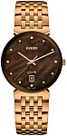 Rado Florence Classic Gent Diamonds Quartz M Brown Dial Rose Gold PVD R48916903