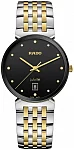 Florence Classic Gent Diamonds Quartz M Yellow Gold