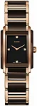 Rado Integral Lady Diamonds Quartz S Brown R20201712