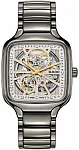 Rado True Square Gent Automatic Skeleton Sparkling L Grey Ceramic Diamonds R27083722