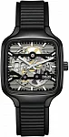 True Square Gent Automatic Skeleton L Matt Black Ceramic