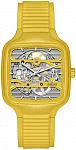 True Square Gent Automatic Skeleton L Yellow Ceramic