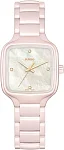 Rado True Square Lady White Pearl Diamonds S Pink Ceramic R27181902