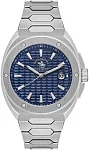 Santa Barbara Polo Legend Quartz Date Blue Dial Steel Bracelet SB.1.10557-2