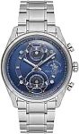 Santa Barbara Polo Legend Quartz Day-Date Navy Blue Dial Steel Bracelet SB.1.10666-2