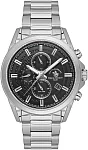 Santa Barbara Polo Legend Quartz Day-Date Multifunction GMT Black Dial Steel Bracelet SB.1.10675-1
