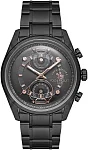 Santa Barbara Polo Legend Quartz Day-Date Black Dial Black Steel Bracelet SB.1.10666-5
