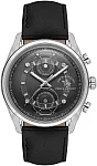 Santa Barbara Polo Legend Quartz Day-Date Black Dial Black Leather Strap SB.1.10667-1