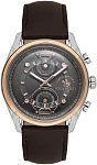 Santa Barbara Polo Legend Quartz Day-Date Grey Dial Brown Leather Strap SB.1.10667-5