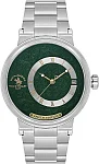 Santa Barbara Polo Western Automatic Date Green Dial Steel Bracelet Special Edition SB.1.10702-5