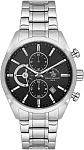 Santa Barbara Polo Legend Quartz Chrono Date Black Dial Steel Bracelet SB.4.10051-2