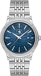 Santa Barbara Polo Noble Quartz Date Navy Dial Steel Bracelet SB.4.10037-3