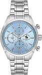 Santa Barbara Polo Legend Quartz Chrono Date Blue Dial Steel Bracelet SB.4.10051-5