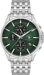 Santa Barbara Polo Legend Quartz Chrono Date Green Dial Steel Bracelet SB.4.10041-4