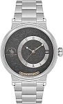 Santa Barbara Polo Western Automatic Date Gunmetal Dial Steel Bracelet Special Edition SB.1.10702-4