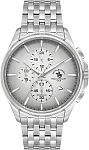 Santa Barbara Polo Legend Quartz Chrono Date Silver Dial Steel Bracelet SB.4.10041-1