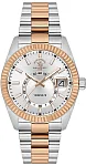 Santa Barbara Polo Legend Quartz Date Silver Dial Bicolor Steel Bracelet Rose Gold PVD SB.1.10598-9