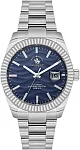 Santa Barbara Polo Luxury Automatic Date Blue Dial Steel Bracelet SB.1.10654-2