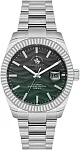 Luxury Automatic Date Green Dial Steel Bracelet