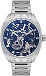 Santa Barbara Polo Luxury Automatic Navy Blue Skeleton Dial Steel Bracelet SB.5.10006-3
