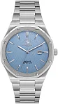 Santa Barbara Polo Noble Quartz Date Blue Dial Steel Superslim Bracelet SB.1.10673-4