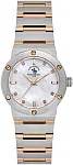 Santa Barbara Polo Unique Lady Quartz Silver Pearl Dial Bicolor Steel Bracelet Rose Gold PVD SB.1.10664-5