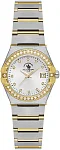 Santa Barbara Polo Unique Lady Quartz Date Silver Dial Bicolor Steel Bracelet SB.1.10656-3
