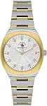 Santa Barbara Polo Unique Lady Quartz Silver Dial Bicolor Steel Bracelet SB.1.10665-4