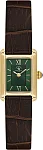 Santa Barbara Polo Unique Lady Quartz Black Dial Brown Leather Strap Gold PVD SB.1.10694-3